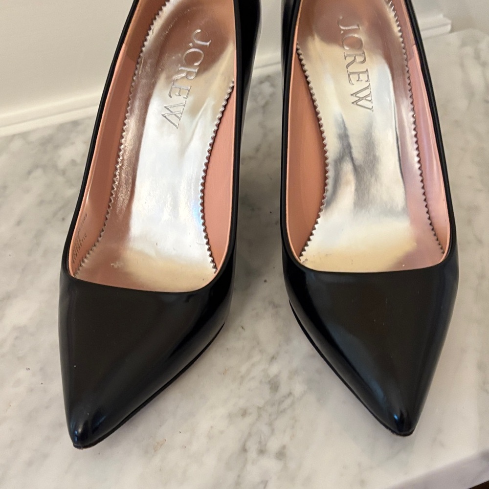 J. Crew Classic Black Wedges - size 5 - Picture 5 of 7